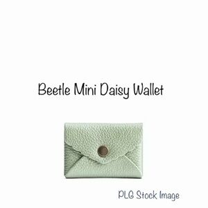NWT PLG Mini Daisy Wallet in Beetle